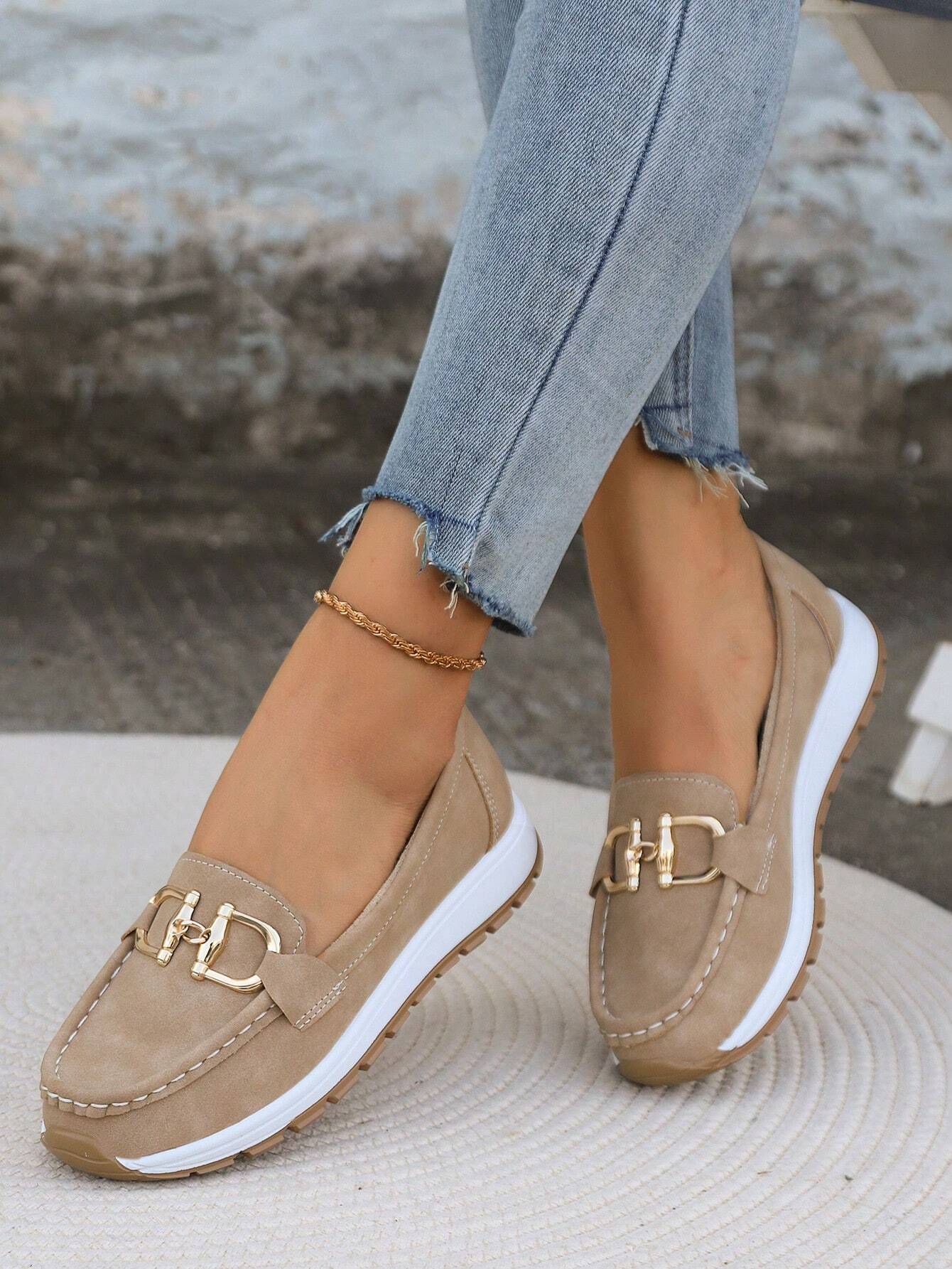 ELLIE | Mocasines con hebilla plana
