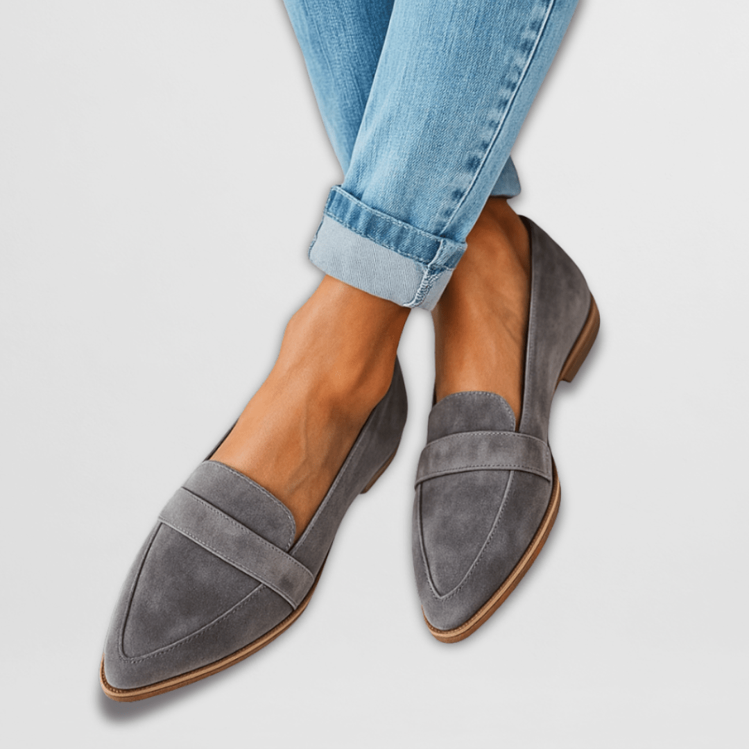 HELEN | Mocasines ortopédicos de suave ante