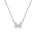 Collar de mariposa azul – Elegancia luminosa estilo