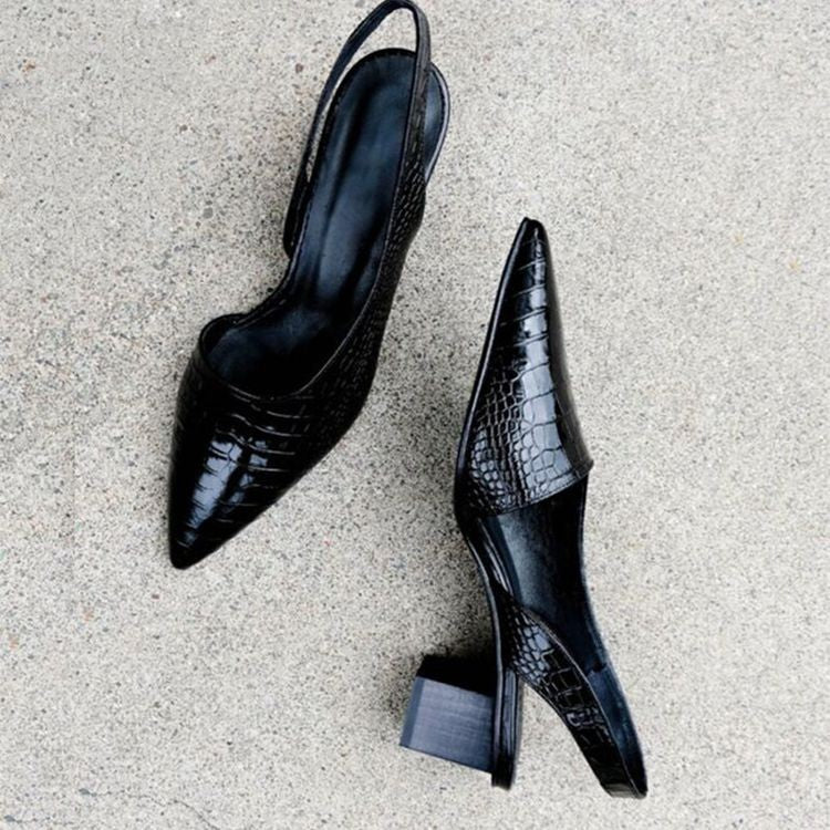 WINY | Tacones ergonómicos de punta ancha