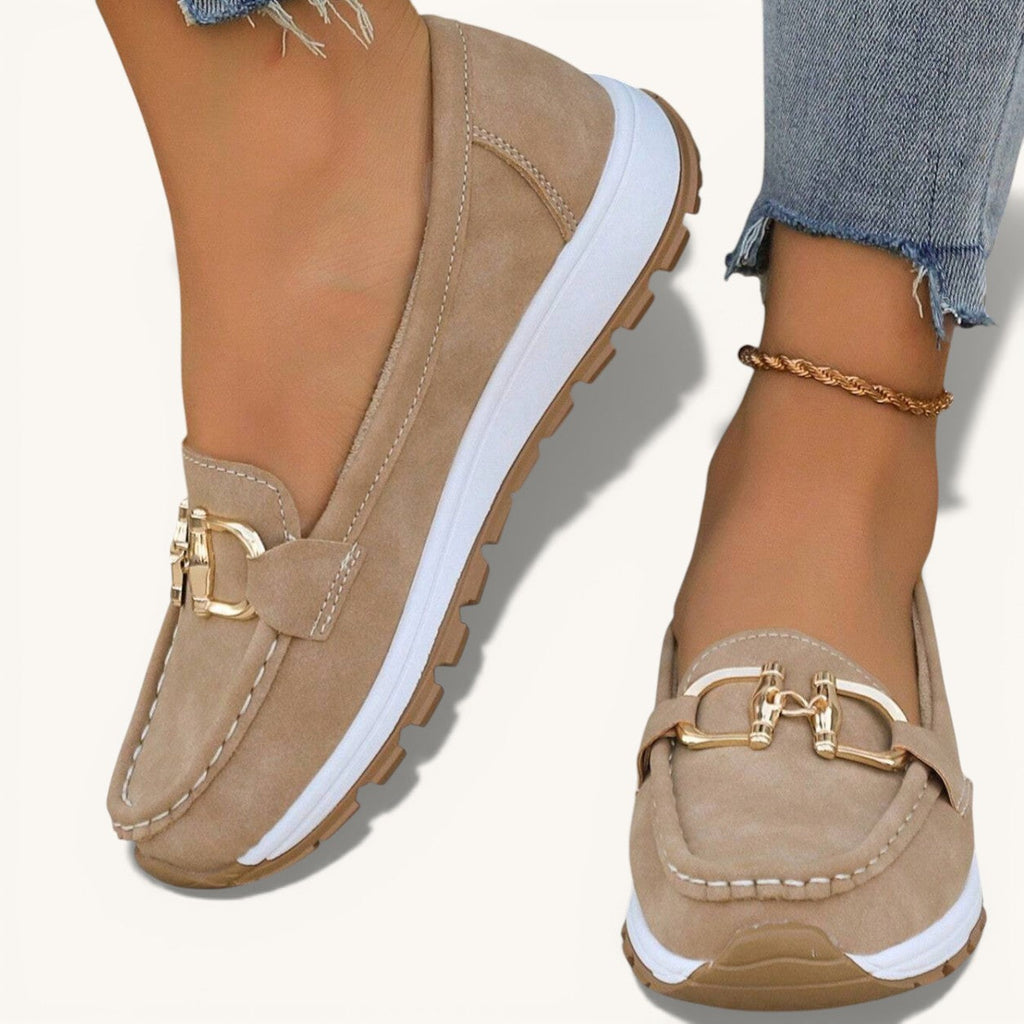 ELLIE | Mocasines con hebilla plana