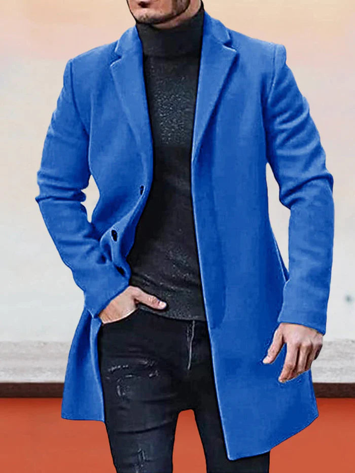 Chaqueta de Un Botón Color Liso