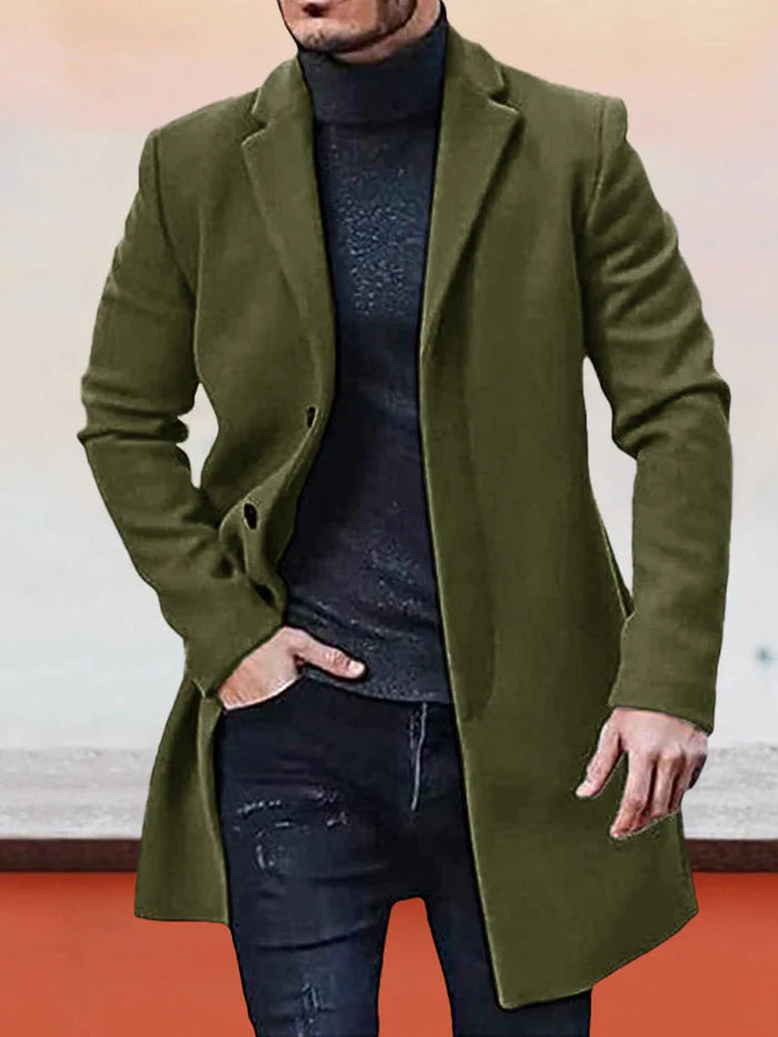 Chaqueta de Un Botón Color Liso