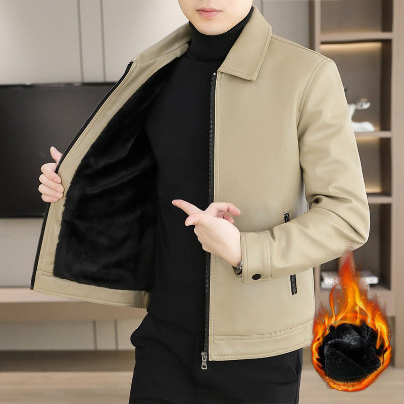 Chaqueta en Cuero Sintético