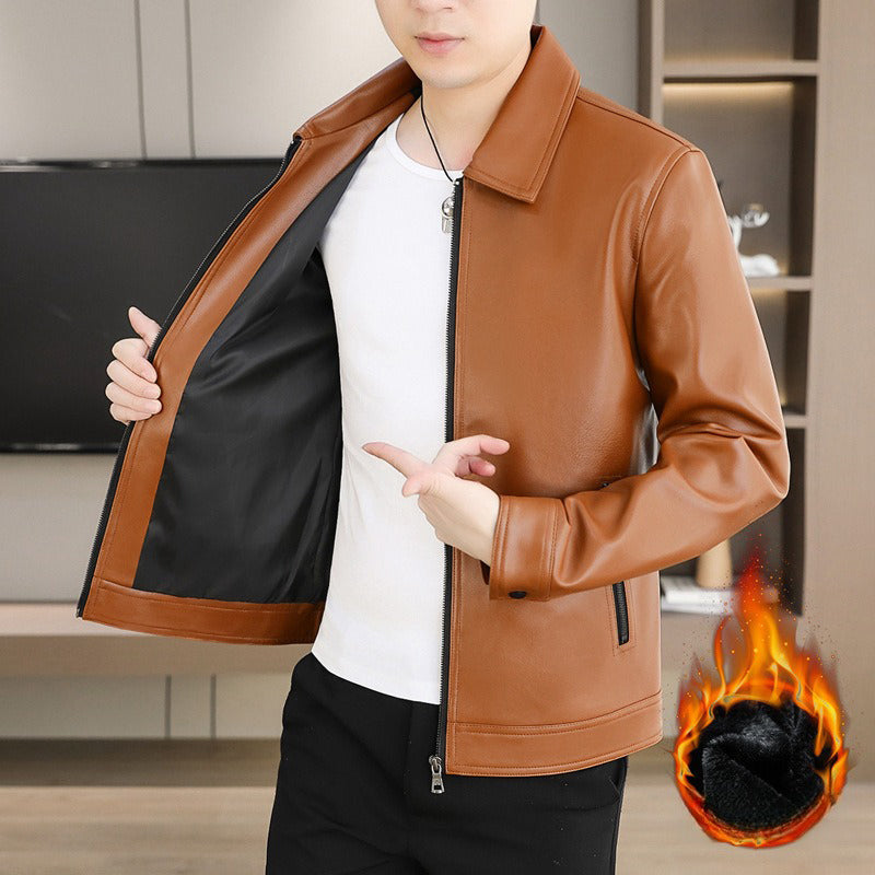 Chaqueta en Cuero Sintético