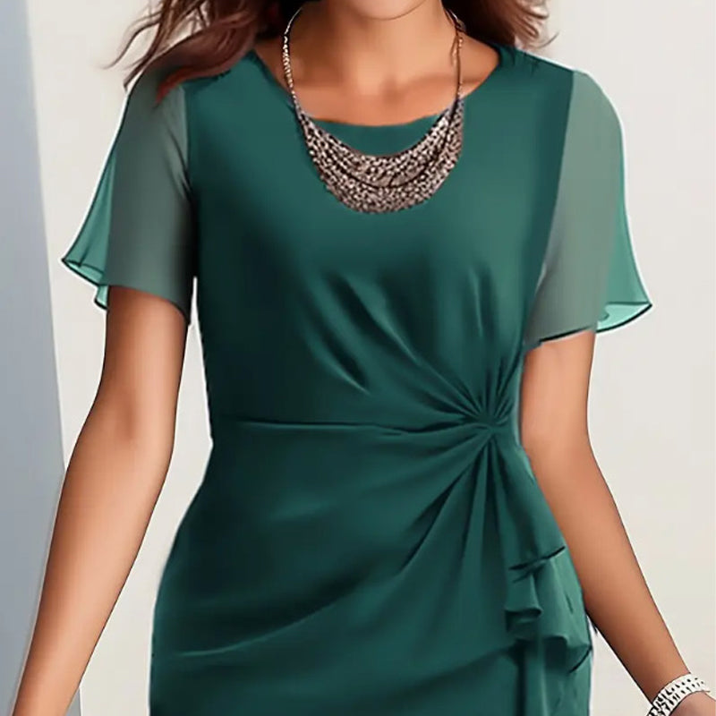 CELESTE | Vestido Liso Minimalista