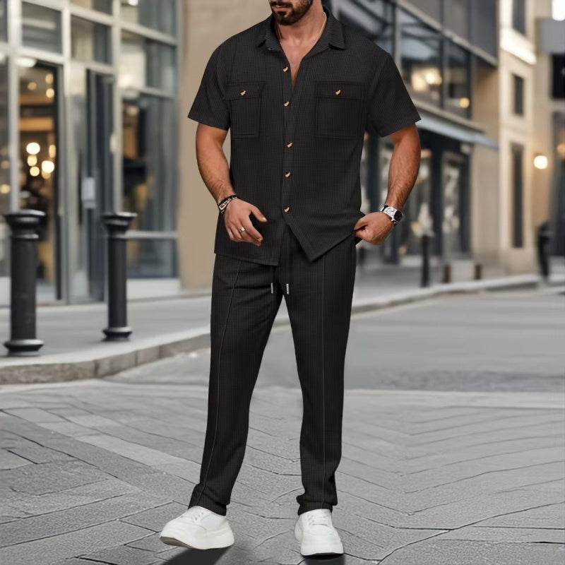 conjunto para hombre de lino