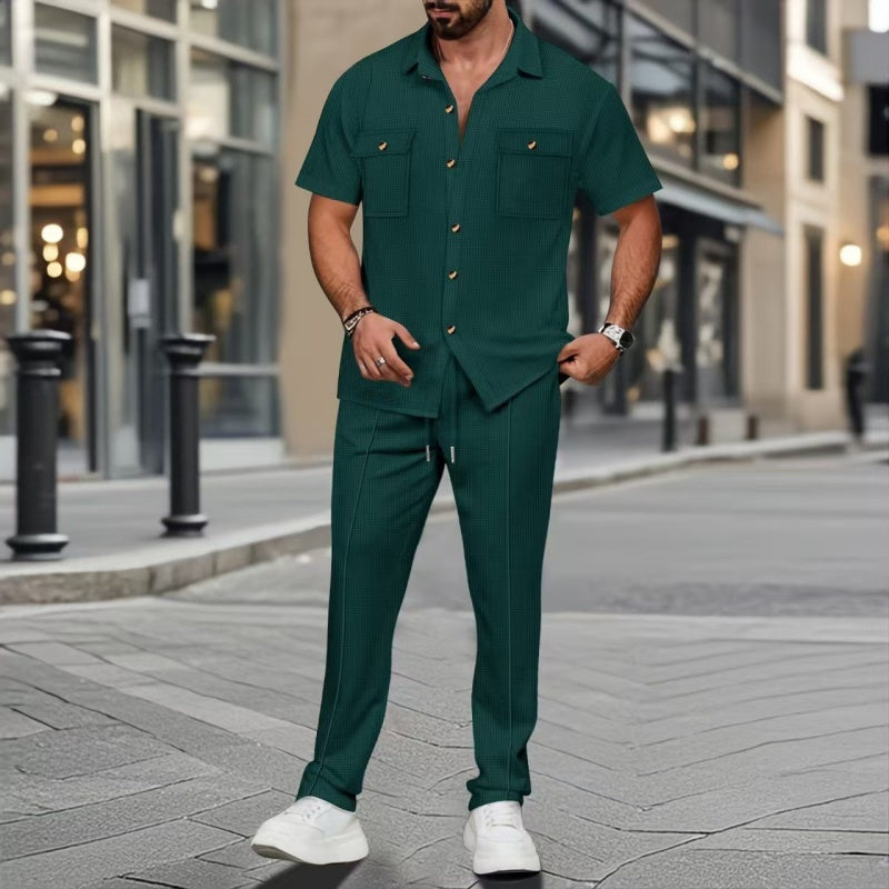 conjunto para hombre de lino