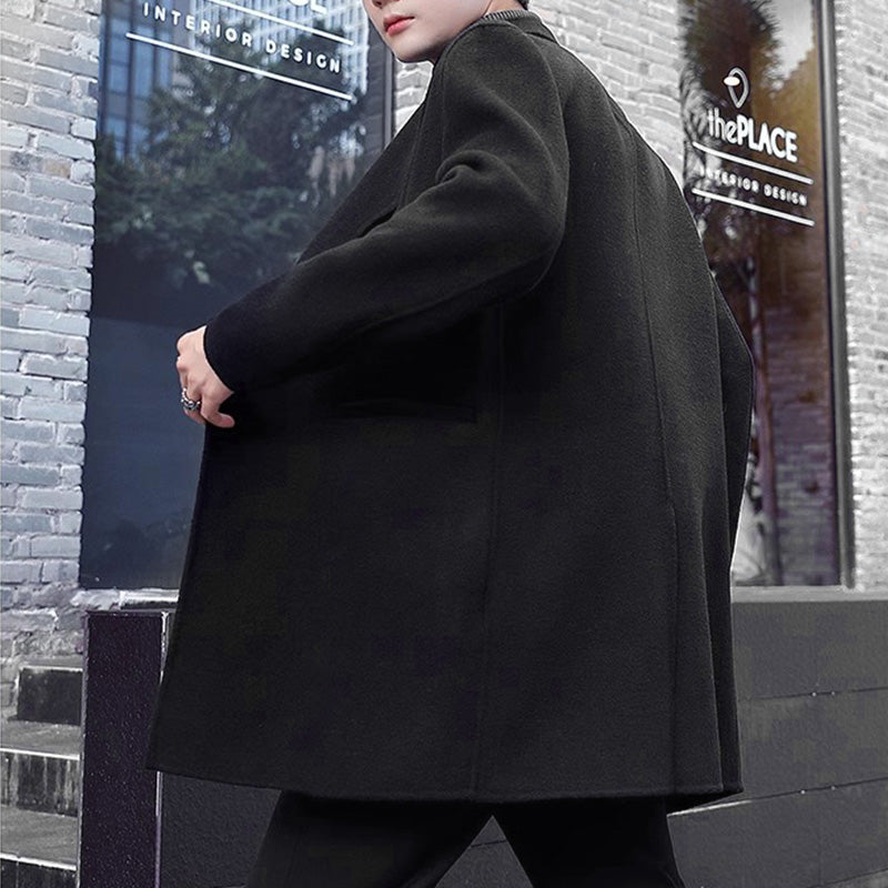 Abrigo de tweed versátil y cómodo para hombre