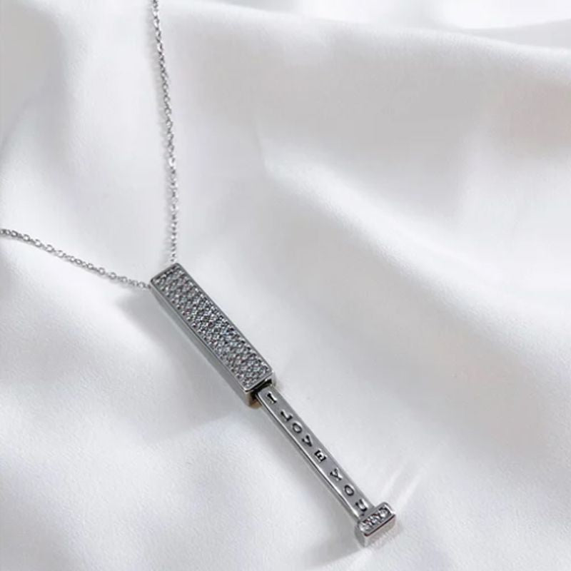 collar " i love you " mensaje oculto