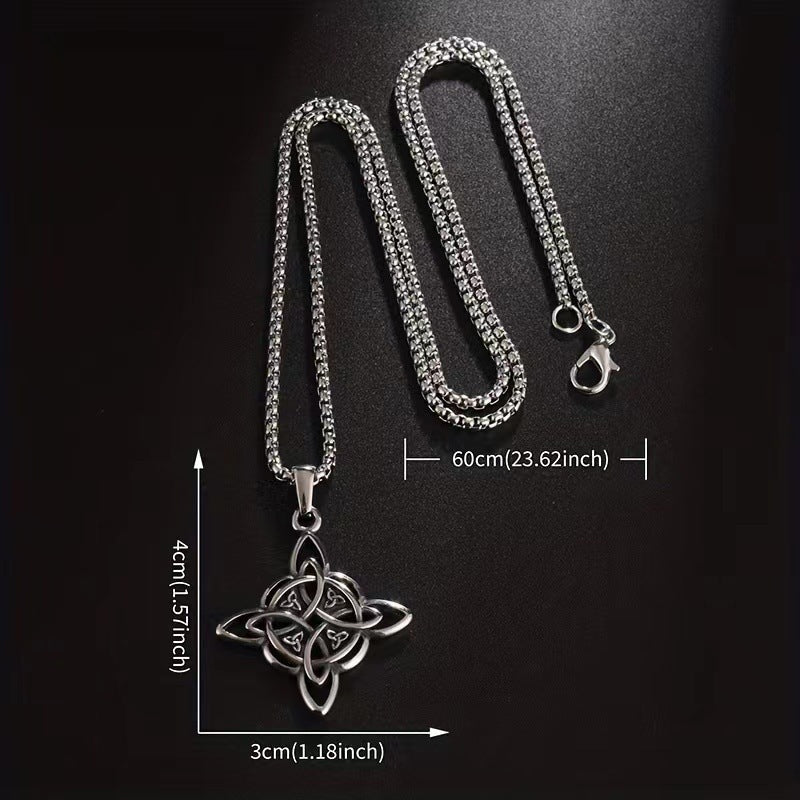 Collar para hombre con nudo celta