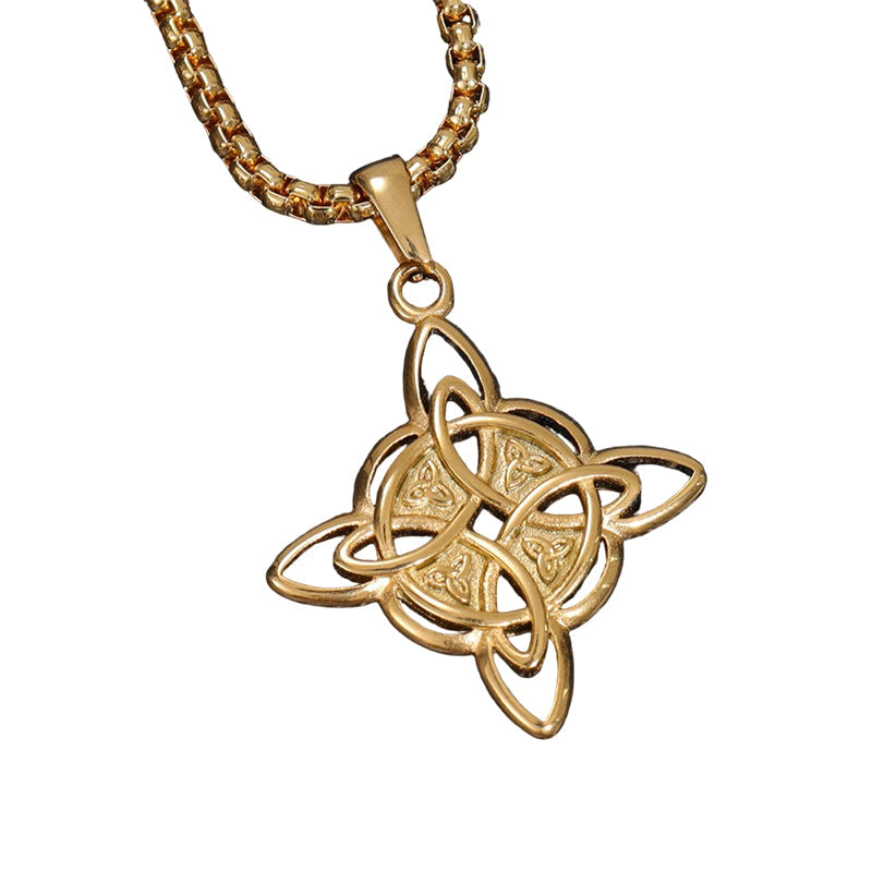 Collar para hombre con nudo celta