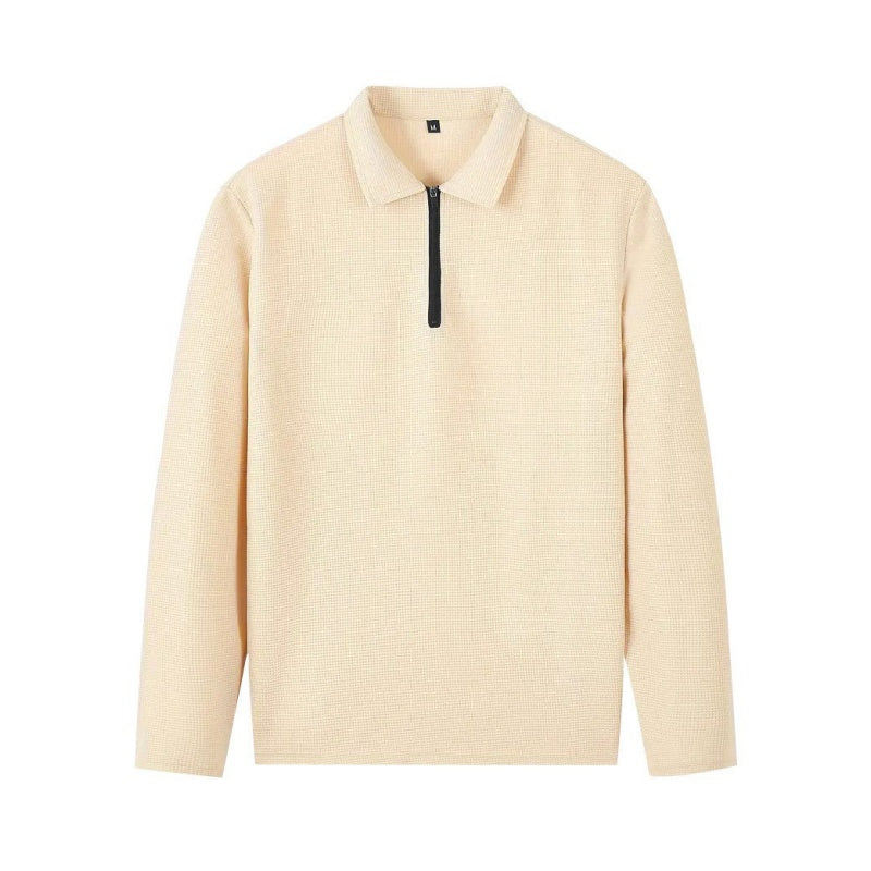 Sudadera de punto waffle y pantalón de pierna recta
