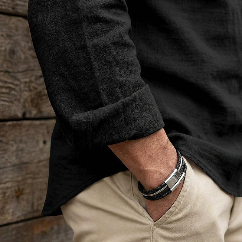 Camisa casual para hombre en color liso – Clásica, cómoda y combinable
